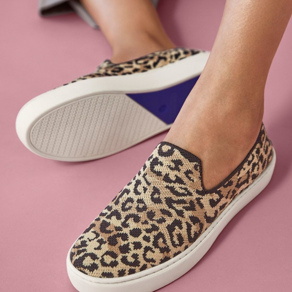 Rothy's Original Slip On Sneaker in Camo Cat